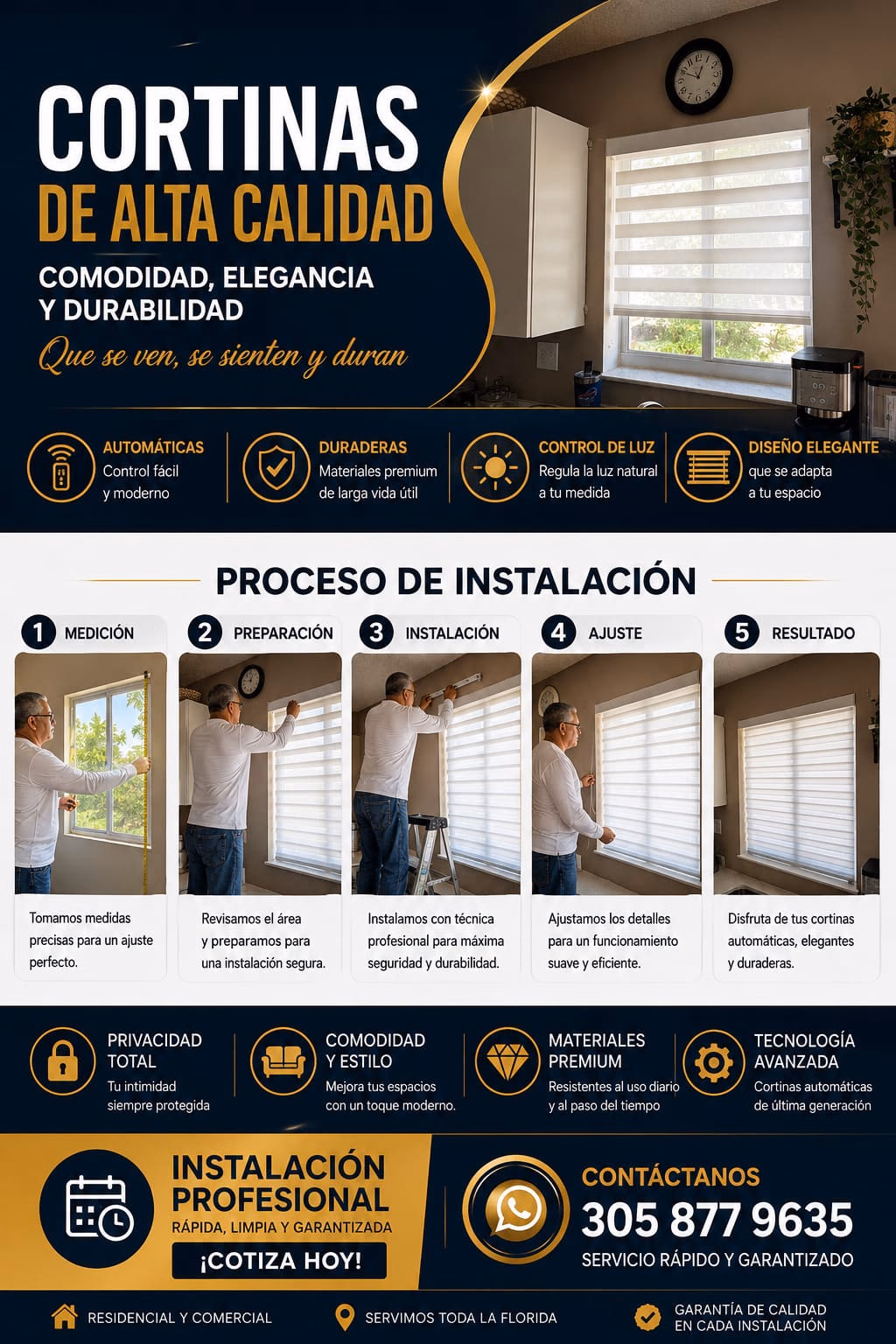 CORTINAS ENROLLABLES